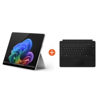 Microsoft Surface Pro (11. Edition) Copilot+ PC 13" 2in1 Platin Snapdragon® X Plus 16GB/512GB SSD Win11 EP2-08345 Ohne Netzteil inkl. MS Surface Pro Keyboard mit Copilot-Taste schwarz