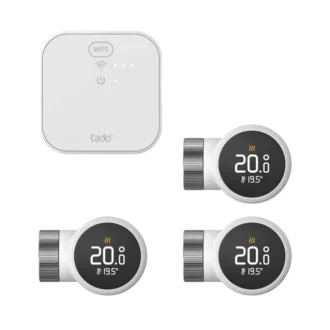 tado° X Starter Set Smarte Heizung • 3x smartes Heizkörper-Thermostat