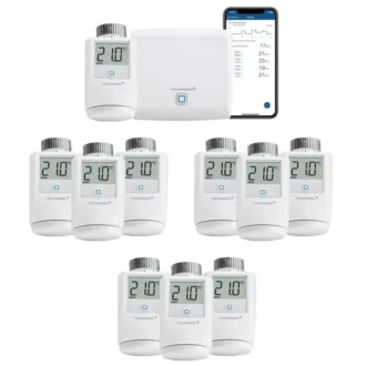 Homematic IP Starter Set Smarte Heizung • 10xThermostat HMIP-eTRV/2 • Access Point