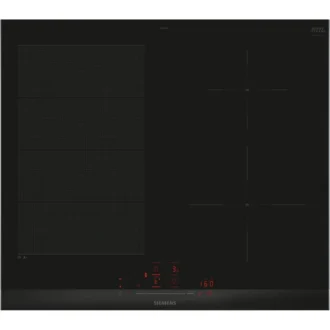 Siemens EX675HEC1E iQ700 Induktionskochfeld 60 cm Schwarz, Mit Rahmen aufliegend