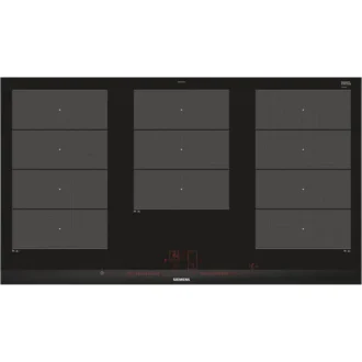 Siemens EX975LXC1E iQ700 Induktionskochfeld 90 cm Schwarz, Mit Rahmen aufliegend