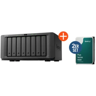 Synology Diskstation DS1825+ NAS System 8-Bay 12 TB inkl. 2x 6 TB Synology HDD HAT3300-6T