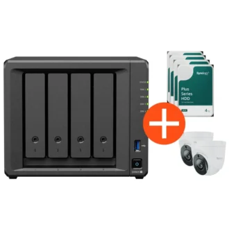 Synology Surveillance Bundle Diskstation DS925+ 4x4TB HDD + 2x TC500 Kamera