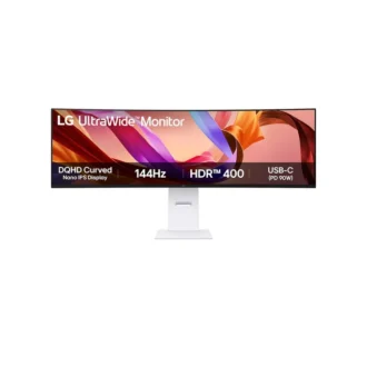 LG UltraWide 49U950A-W 49 Zoll DQHD Curved Nano IPS LED 32:9 144 Hz Office Monitor