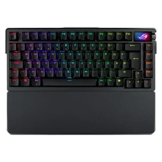 ASUS ROG Azoth Extreme 75% Gaming Tastatur, Mechanische ROG NX-Snow-Switches (Refined-Linear), OLED-Touchscreen, Rapid-Trigger