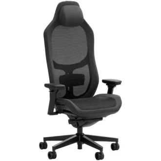 Fractal Refine Gaming Chair Mesh Dark/ Schwarz | Synchro-Tilt Mechanismus, Rückenlehne mit integrierter Lordosenstütze