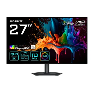GIGABYTE MO27Q28G 27 Zoll QHD wOLED Gaming Monitor 240 Hz DP/HDMI/USB-C 0,03ms