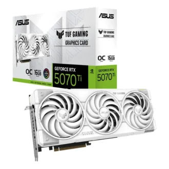 ASUS TUF GeForce RTX 5070 TI Gaming OC WHITE 16GB TUF-RTX5070TI-O16G-GAMING DDR7 Grafikkarte, DP/HDMI