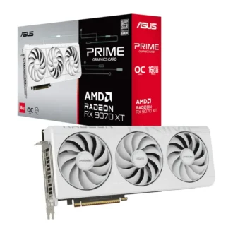 ASUS PRIME Radeon RX 9070 XT White OC PRIME-RX9070XT-O16G-WHITE 16GB DDR6 Grafikkarte, HDMI/DP