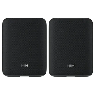 WiiM Sound LITE Twin Pack schwarz Smart Speaker Hi-Res Multiroom Lautsprecher-Set